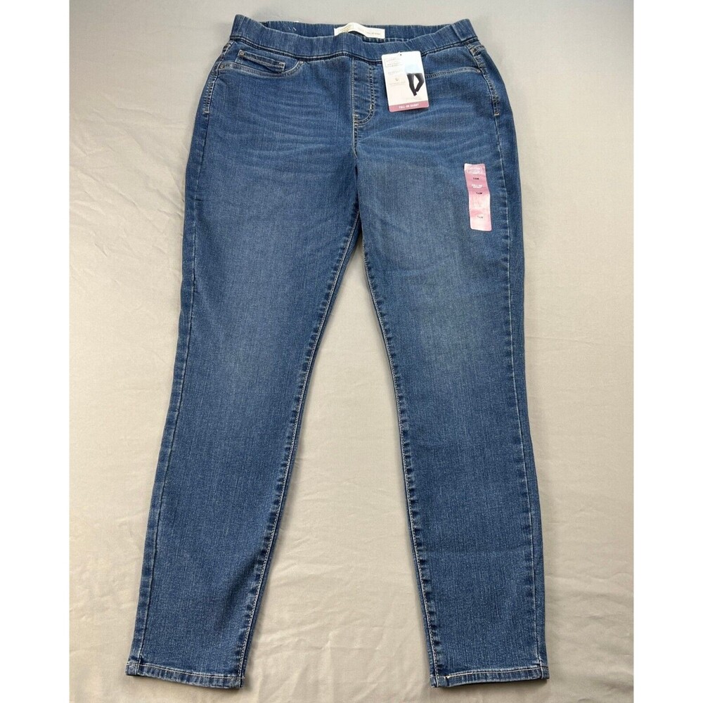 Levi's Signature Jeans Womens 14M 32x30 Totally Shaping Pull-On Skinny Levis